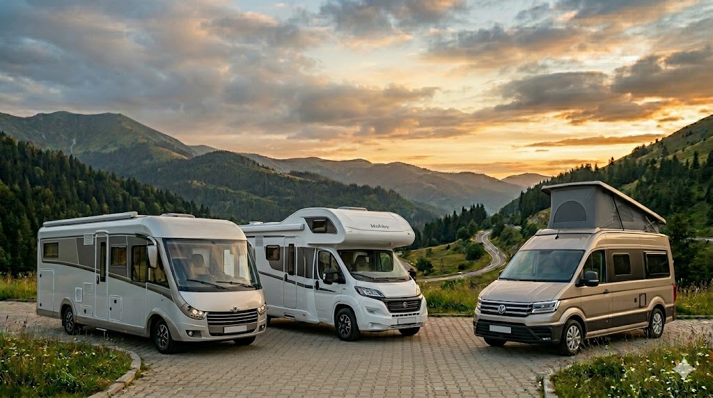 Premium used motorhomes for sale in Switzerland — StockerCars